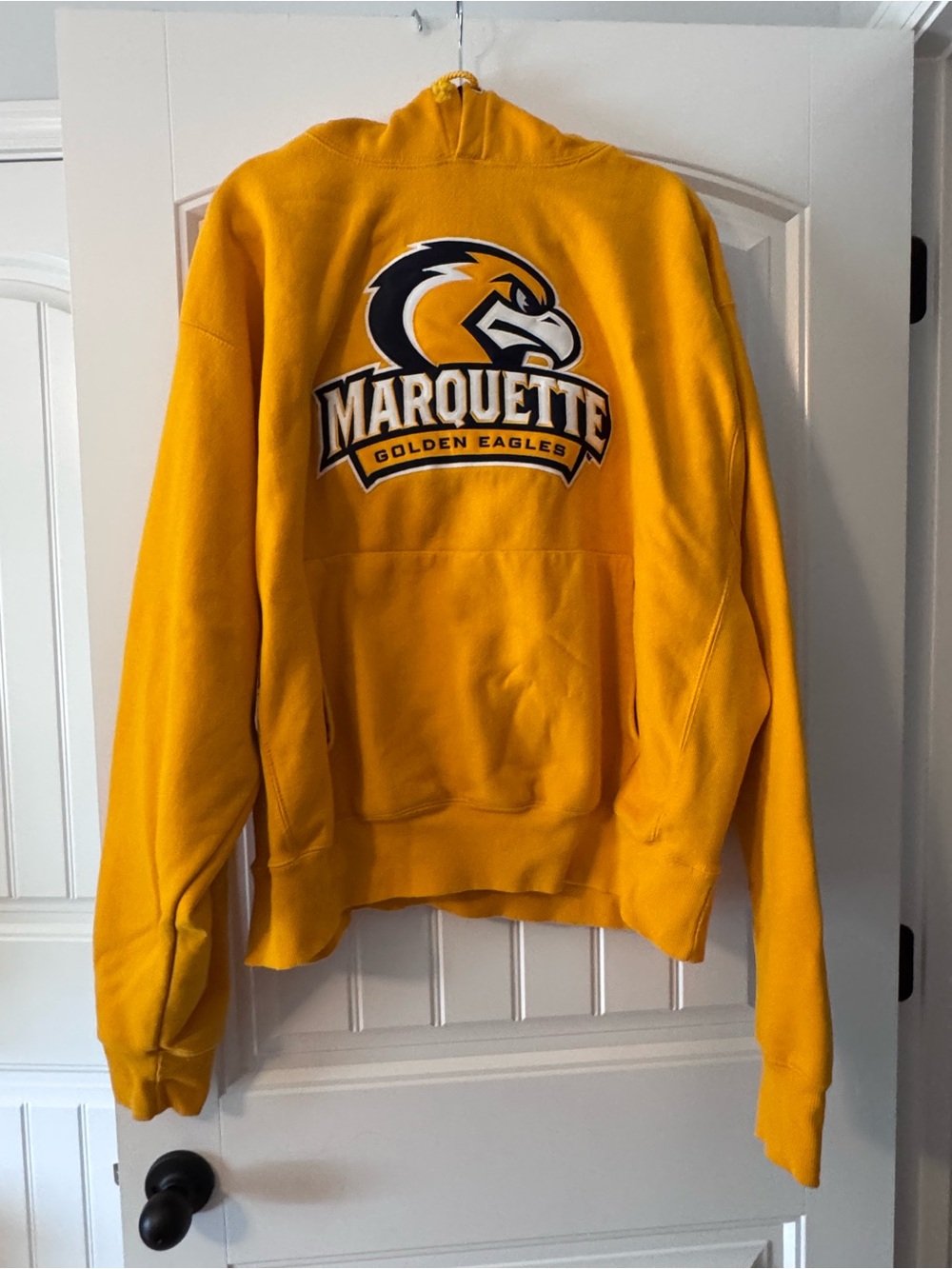 Marquette Bright Gold Hooded Sweatshirt